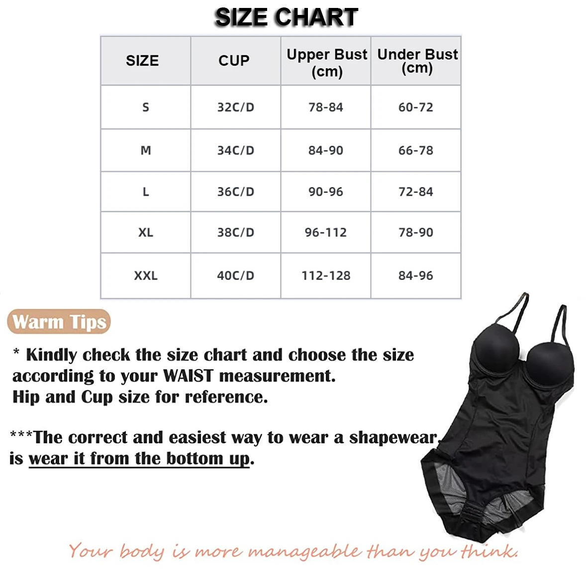 Description Picture 2 of itemBra Shapewear Bodysuit Women Butt Lifter Waist Trainer Corset Modeling Strap Reductive Girdles Slimming Underwear Body Shaper