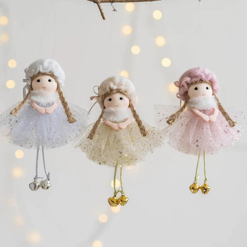 Description Picture 6 of item2023 Navidad Christmas Angel Dolls Xmas Tree Pendant Ornaments 2024 New Year Gifts Christmas Decoration for Home Natal Noel Deco