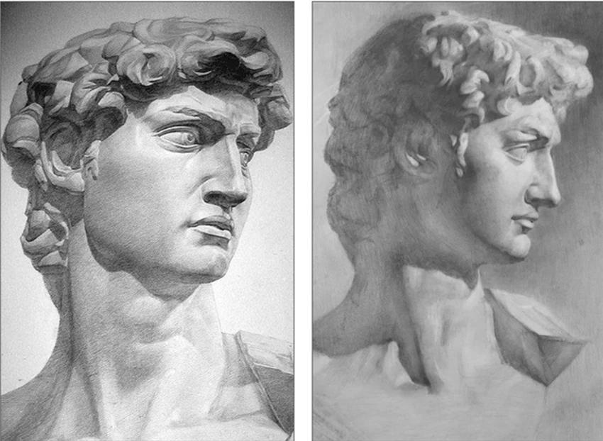 Description Picture 6 of item15cm David Statue Head Portraits Mini Gypsum Michelangelo Home Decoration Resin Art Craft Home Decor Sculpture