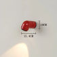 Red wall lamp