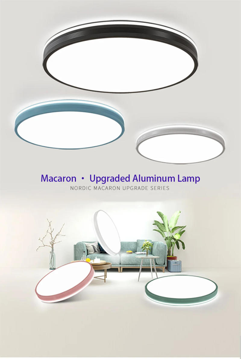 Description Picture 6 of itemBedroom light, minimalist ceiling light, ultra-thin full spectrum full house lighting, high-end feeling, Zhongshan home decorati