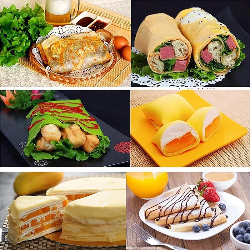 Description Picture 5 of itemCrepe Spatula Spreader Pancake T Maker Tool Turner Set Utensils Scraper Cake Shape Rake Pan Metal Making Kit Stick Icing Brownie