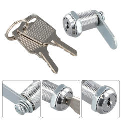Drawer Furniture Drawer Lock Locks Hardware Security Furniture Lock Security Locks Silver Stainless Steel 12mm Cupboard Locker