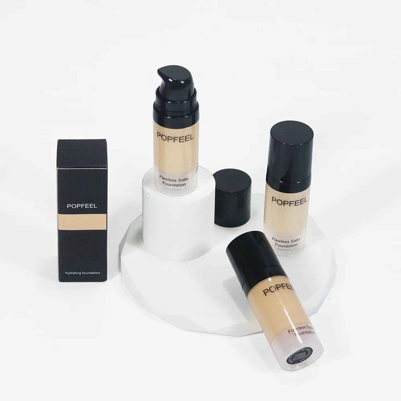 Description Picture 4 of itemPOPFEEL Lightweight Long-Lasting Foundation Liquid – 24-Hour Wear, Breathable Formula for Natural Bare Makeup Look.