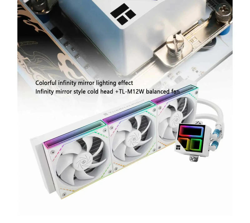 Description Picture 4 of itemThermalright FROZEN INFINITY 360 All-in-one water cooling radiator，ARGB Divine Light synchronization，Support LGA1700/AM5/AM4