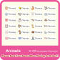 Animals 200pcs