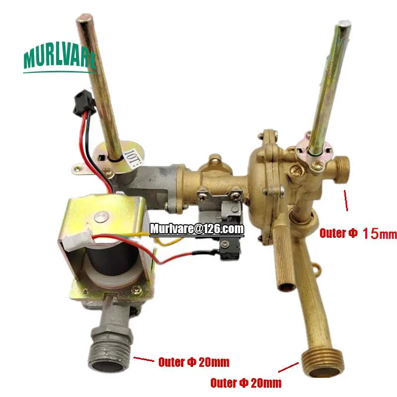 Description Picture 5 of item125/130/135/145/150/155/160/165mm Water Gas Linkage Valve Water Heater Inlet Valve Assembly For VATTI Midea Water Heater