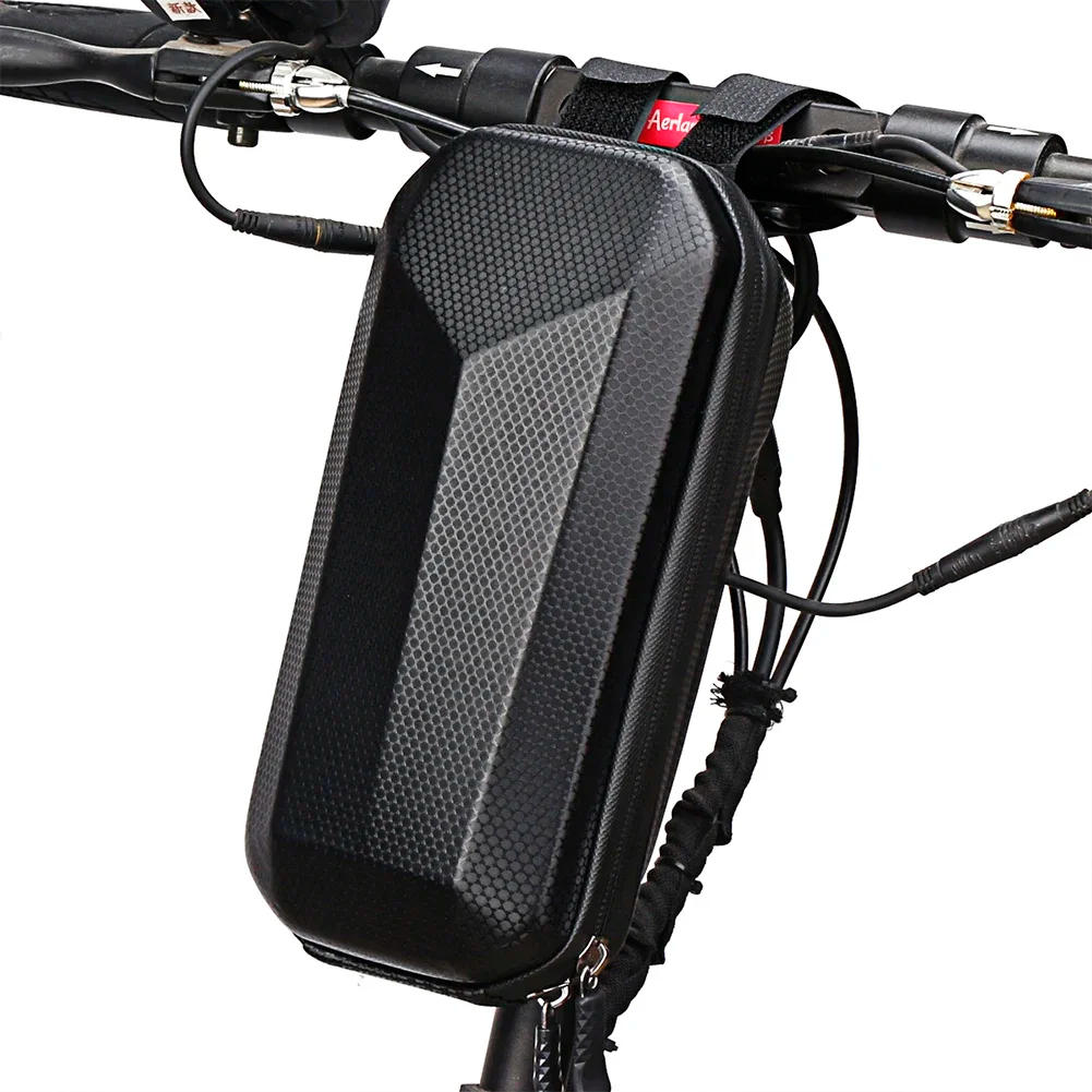 Description Picture 2 of itemElectric Scooter Front Bag Waterproof Folding EVA Hard Shell Bags  Bicycle Handlebar Hanging Bag Storage Accessories
