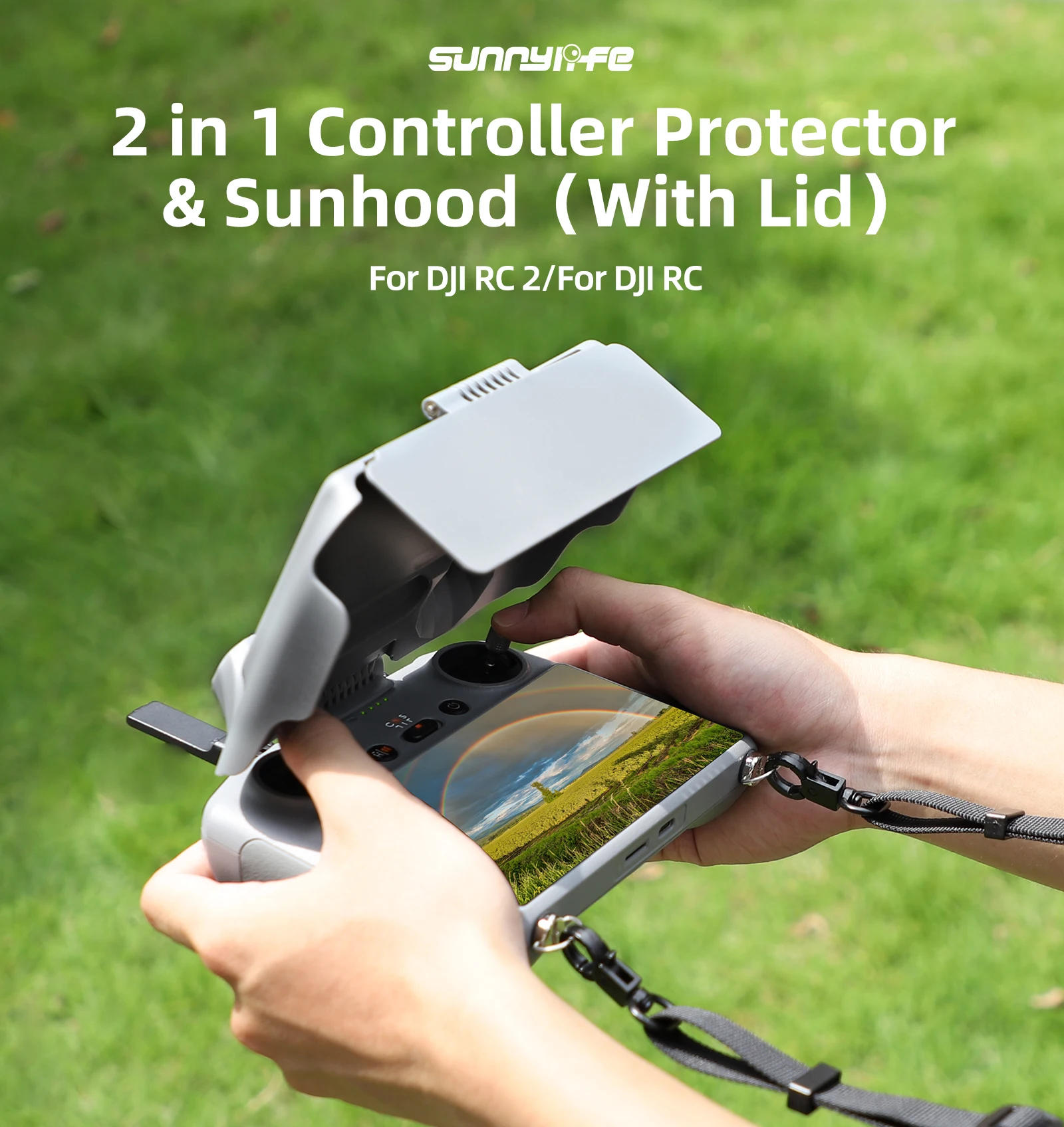 Description Picture 3 of itemAccessories Kit for DJI AIR 3S Propeller Holder Strap RC 2 N3 Controller Silicone Case Landing Gear Motor Guard Lens Cap Filter