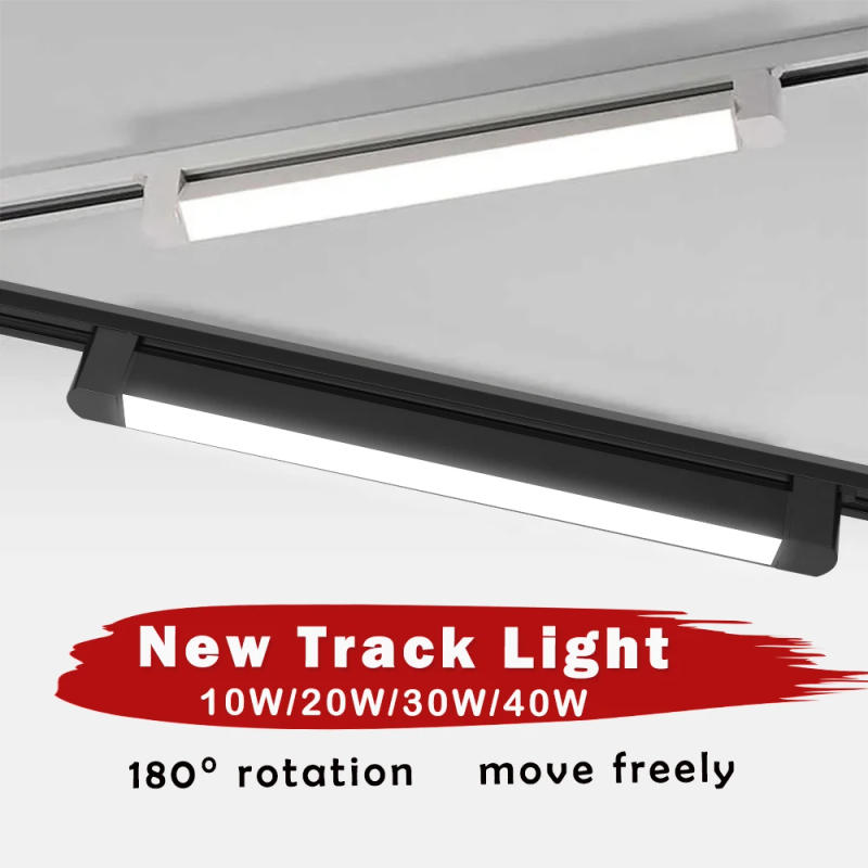 Description Picture 6 of itemLed Track Light Spot LED 10W 20W 30W Wall Lamp Floodlight COB Rails Spot Track lighting Fixture Clothing Shop Living Room Home