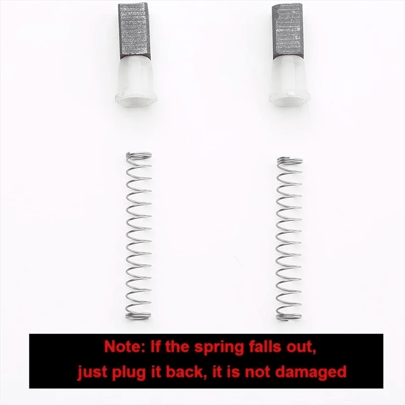 Description Picture 2 of itemAA20-12PCS Carbon Brush And Spring Assemblies For Oster A5/Classic 76/Classic 97 Hair Clipper Repair Parts Spare Parts