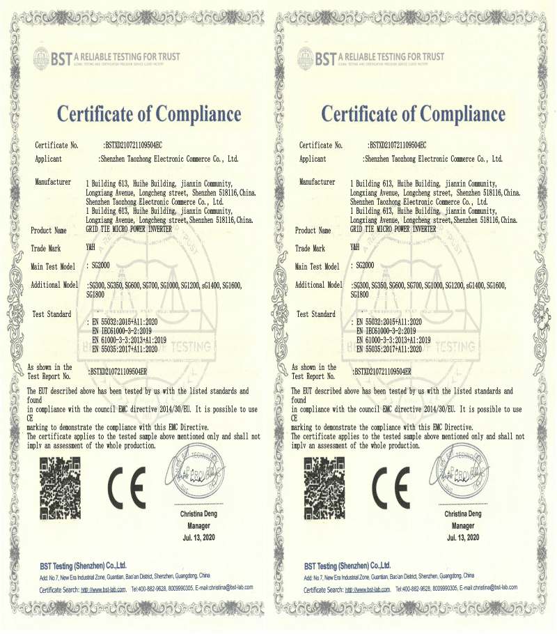 Description Picture 2 of item600W 700W Grid Tie Micro Inverter Waterproof MPPT with WIFI Communication Stackable DC30-60V Solar Input for 30V 36V PV Panel