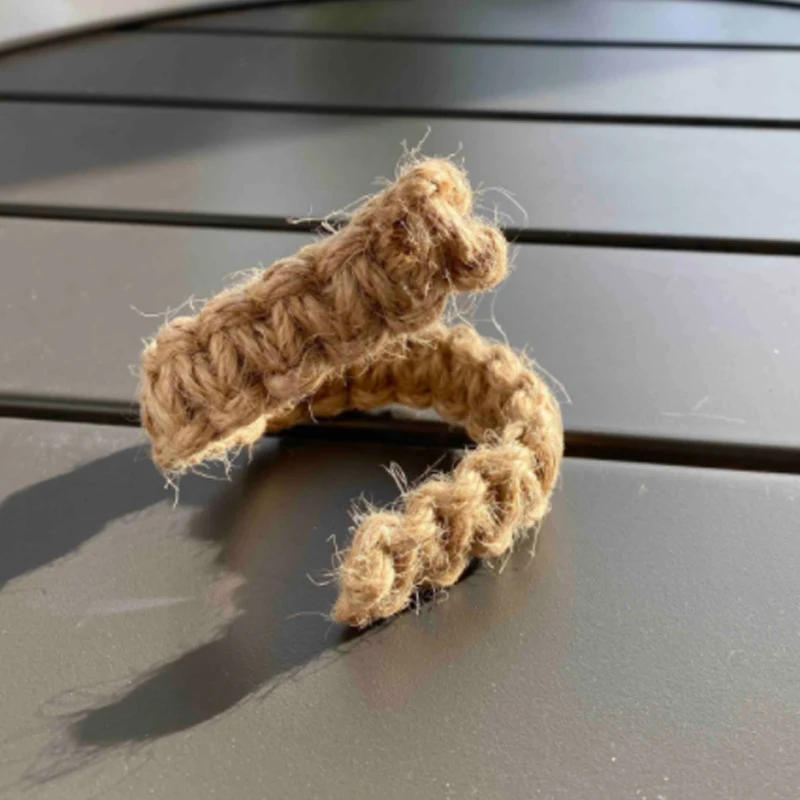 Description Picture 3 of item1PC Curtain Holder Retro Jute Curtain Tieback Twist Knotted Curtain Strap Buckle Holdback Home Decoration Accessories