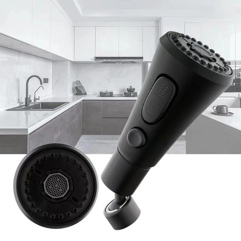 Description Picture 3 of itemNew 3 in 1 Faucet Filter Functions Kitchen Sink Shower Spray Sink Filter Tap Pull-Out Nozzle Bathroom Toilet Faucet Head Kitchen