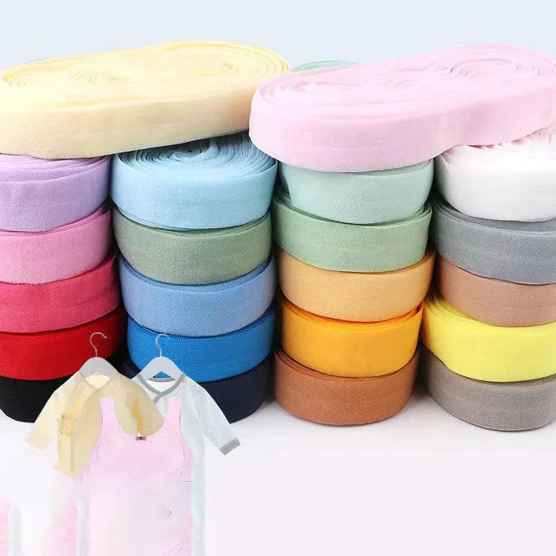 Description Picture 4 of item10yards/Lot 20mm Elastic Ribbon Fold Over Spandex Elastic Band for Sewing Lace Trim Waist Band for Garment DIY Accessory