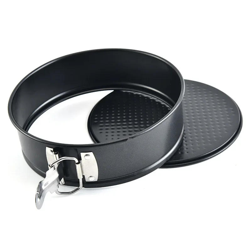 Description Picture 4 of item4/7/9/10 Inch Non-Stick Removable Bottom Cake pan set Bake Mould with Lock Divice Bakeware Cake Molds Baking Accessories