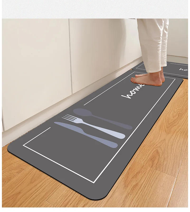 Description Picture 4 of itemVIKAMA Diatomite Rugs Carpet For Bath Rugs For Kitchen Kitchen Floor Mat Rugs For Bathroom Diatomite Mat Kitchen Mat