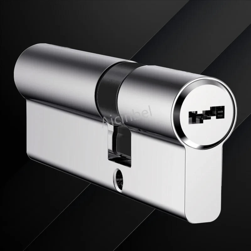 Description Picture 5 of itemEuropean standard lock cylinders Outdoor Israeli technology Super C-level sub lock door locks Cylinder All copper locks Core