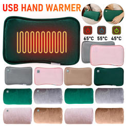 Electric Hot Water Bottle USB Charging Cold-Proof Electric Heating Pad With 3 Heat Levels Explosion-Proof Warm Bag For Women Men