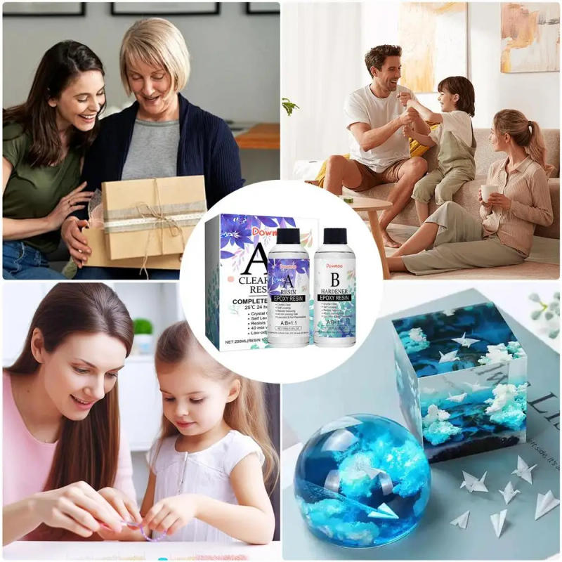 Description Picture 5 of itemResin Epoxy 1:1 Clear AB Crystal Clear Resin Glue For DIY Resin Crafts Jewelry Making Accessories 100ml A Glue & 100ml B Glue