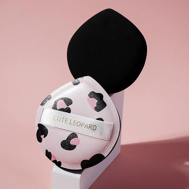 Description Picture 6 of itemLeopard Print Puffs Cotton Foundation Sponge Dry Wet Face Beauty Makeup Cosmetic Puff Soft Air Cushion Concealer Powder Tools
