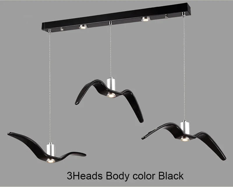Description Picture 6 of itemNew Resin Brokis Pendant Lamp For Living Room  Night Birds Silhouette Sky Freedom Bird Seagull Indoor  Lighting Decor