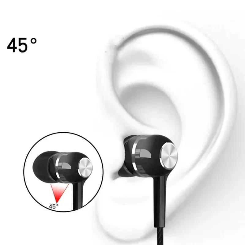 Description Picture 4 of item3.5mm Wired Headphones In Ear Headset Wired Earphones with Microphone Bass HiFi Stereo Earbuds Sports In-line Control For Phones