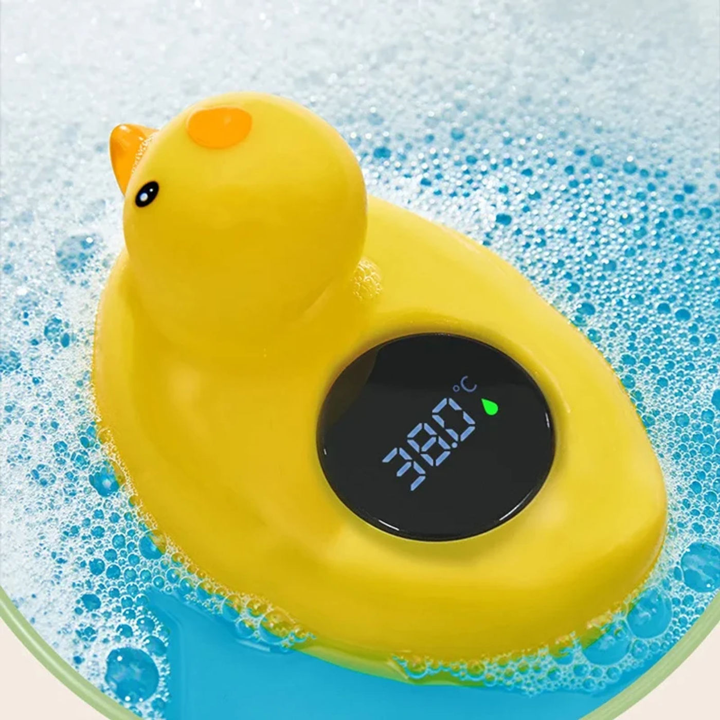 Description Picture 6 of itemLittle Yellow Duck Thermometer Baby Bathtub Shower Water Thermometer Baby Safe Temperature Sensor Floating Waterproof Baby