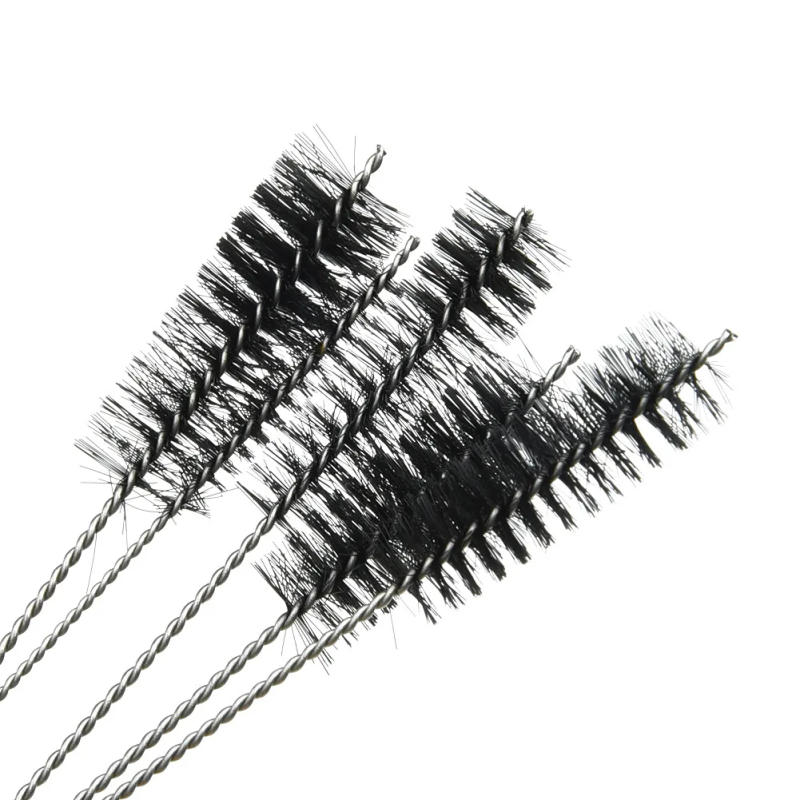 Description Picture 4 of item5pcs Round Pipe Steel Wire Brushes Cleaning Wire Brush For Pipe Glass Cleaning Tube Cylinder Bores Cleaning Tools Brush Set
