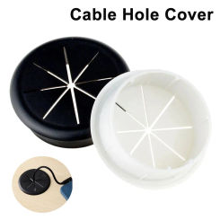 Office Threading Box Cover Cable Passing Cable Organizer Wire Hole Cover Desk Cord Grommet Line Outlet Port