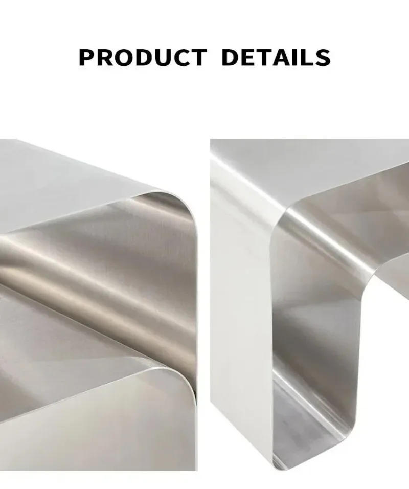 Description Picture 5 of itemStainless Coffee Design Living Room Table Stainless Auxiliary Bauhaus Bedside Balcony Kitchen Aesthetic Mesa Centro Furniture