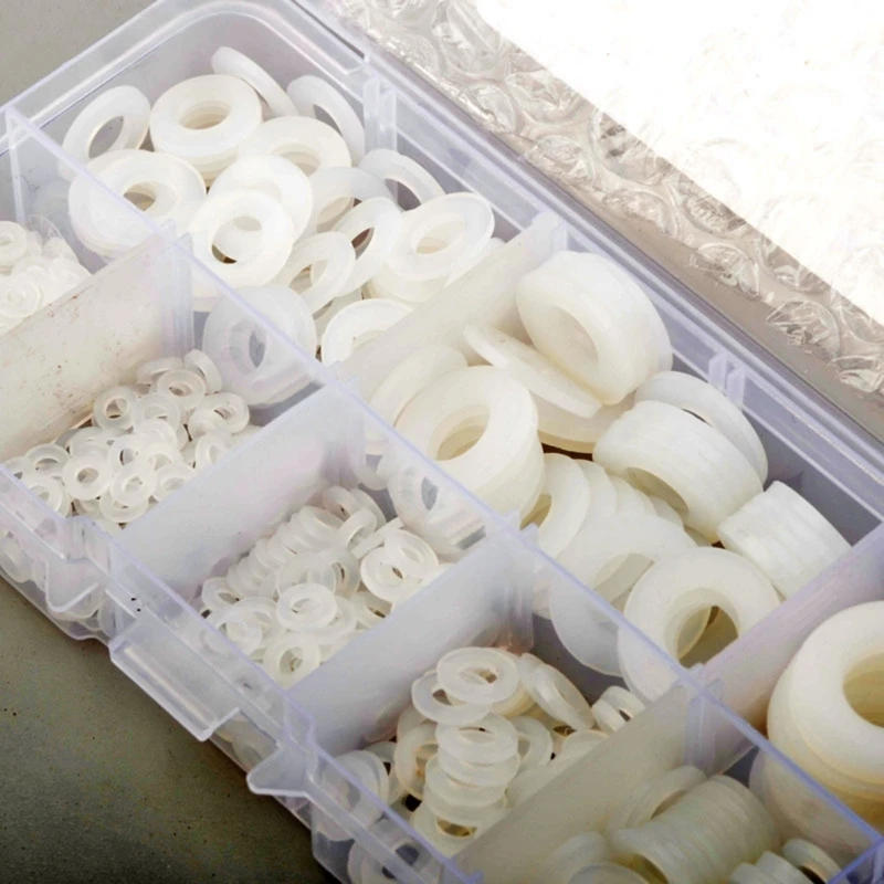 Description Picture 4 of item500pcs Nylon Insulating Flat Washers Rings Fastener Insulation Gasket Rings