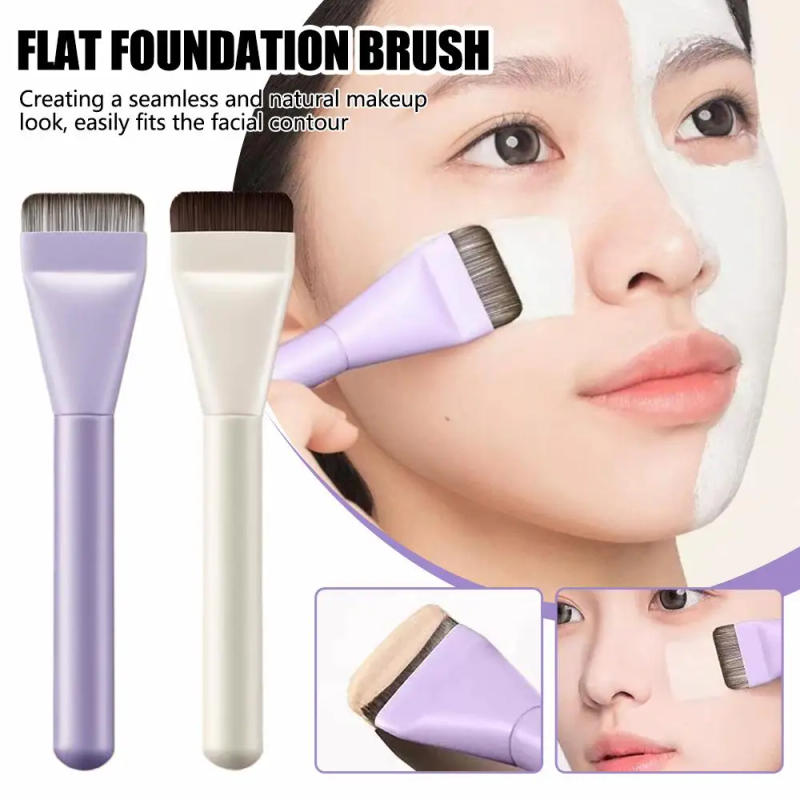 Description Picture 2 of itemUltra Thin Liquid Flat Foundation Brush Lightweight Makeup Tools Soft Bristles Skin-friendly Non-irritating Makeup Brushes