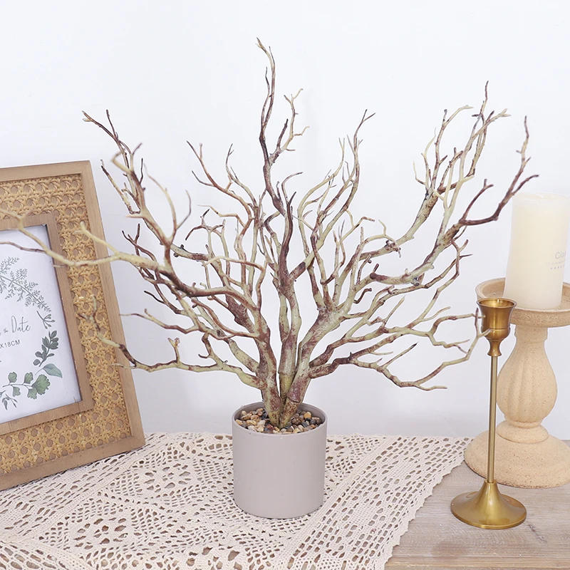 Description Picture 5 of itemPlastic Artificial Dried Antlers Tree Branches Plant Twigs Dark Witch DIY Headband Accessories Wedding Party Xmas Decoration