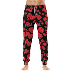 New retro ethnic style Xiaohongyun 3D color printed men's trendy loose casual Korean version sports pants