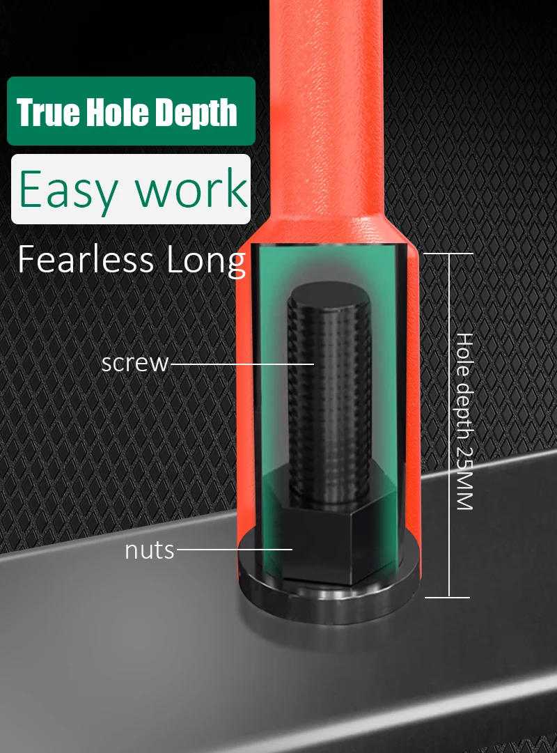 Description Picture 6 of item1Pc LAOA VDE T-shape Socket Wrench CR-V 4-14mm Hex Key 58HRC Insulated Hexagon Screwdriver Socket Spannner