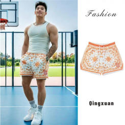 Summer Fitness Men's Basketball Quick-Drying Shorts Mesh Ropa Hombre Jogging Casual Short Pants Gym Running Workout Sweatpants