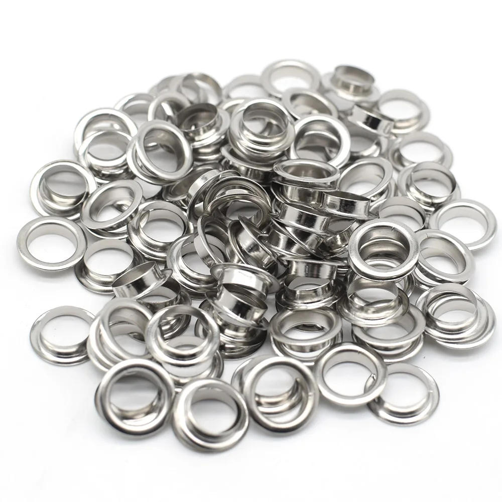 Description Picture 4 of item100 Sets Metal Eyelets Grommet LeatherCraft Shoses Belt 3.5-14mm Scrapbooking Eyelet for Sewing Clothes Accessories Wholesale