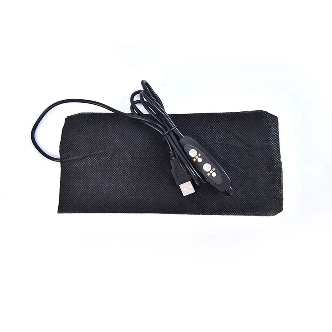 Description Picture 6 of item1PC 10x20cm USB Warm Paste Pads Fast-Heating Carbon Fiber Heating Pad Safe Heating Warmer Pad For Cloth Vest Jacket Shoes Socks