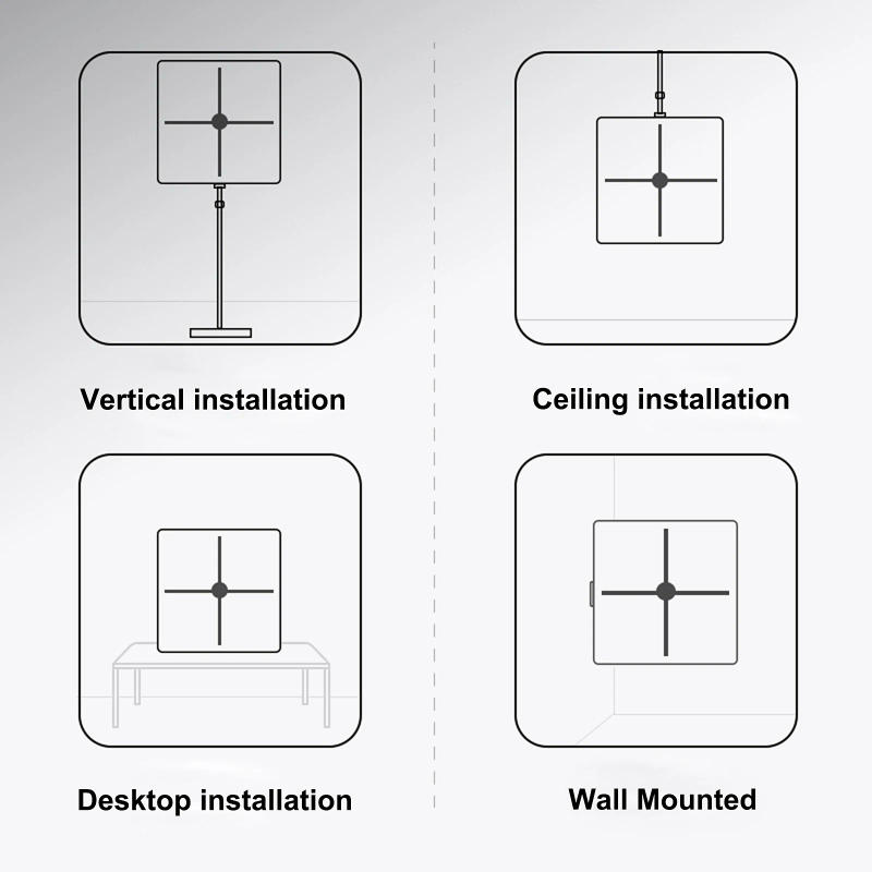 Description Picture 6 of item3D Holographic Projector 42cm Protective Cover 3D Fan Anti Touch Square Cover, Advertising Display Machine 3D Fan Hologram Proje