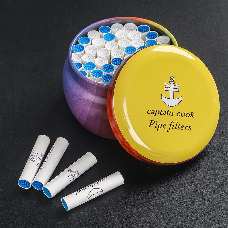 Description Picture 6 of item100 Pcs /2 Box 9mm Smoking Pipe Filters Best Disposable Activated Carbon Filter Smoking Tools Accessories