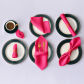 12pcs Deep Pink