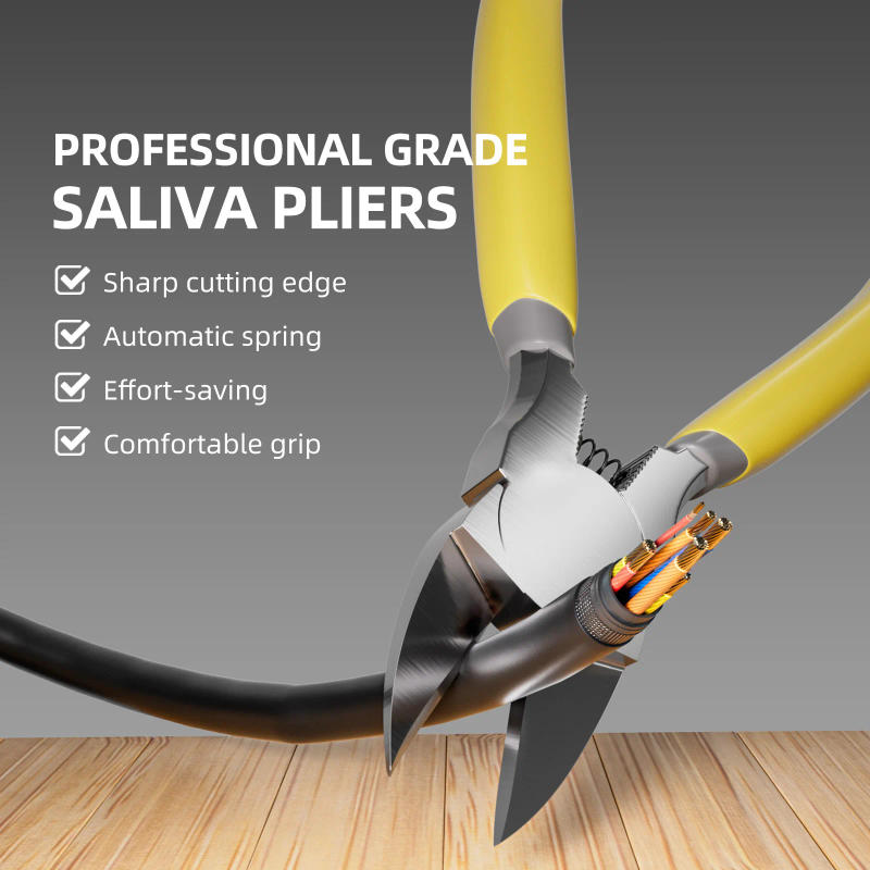 Description Picture 3 of item5/6" General Purpose Wire Cutting Pliers Wire Stripping Tool Mini Diagonal Pliers Side Cutting Cable Burr Pliers Electrician DIY