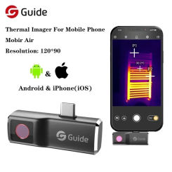 Guide MobIR Air Thermal Camera Used for smartphones 25Hz Infrared  Imaging Temperature Instruments Color Dark Grey