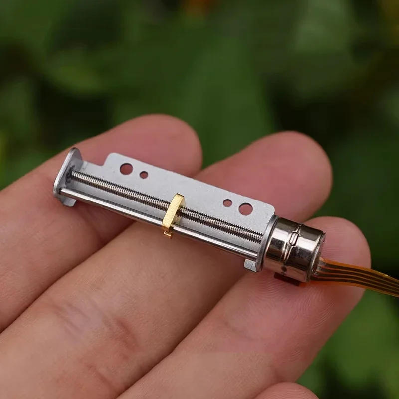 Description Picture 3 of itemMini Tiny 8MM 2-Phase 4-Wire Linear Stepper Motor Stepping Motor Precision Lead Screw Shaft Metal Slider Nut Moving Block