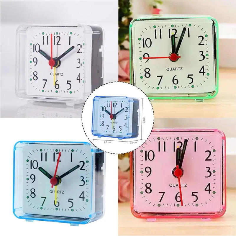 Description Picture 3 of itemSilent Battery Operated Wake Up Vintage Quartz Bedroom Nightlight Design Analog Non Ticking Alarm Clock Bedside Decoration
