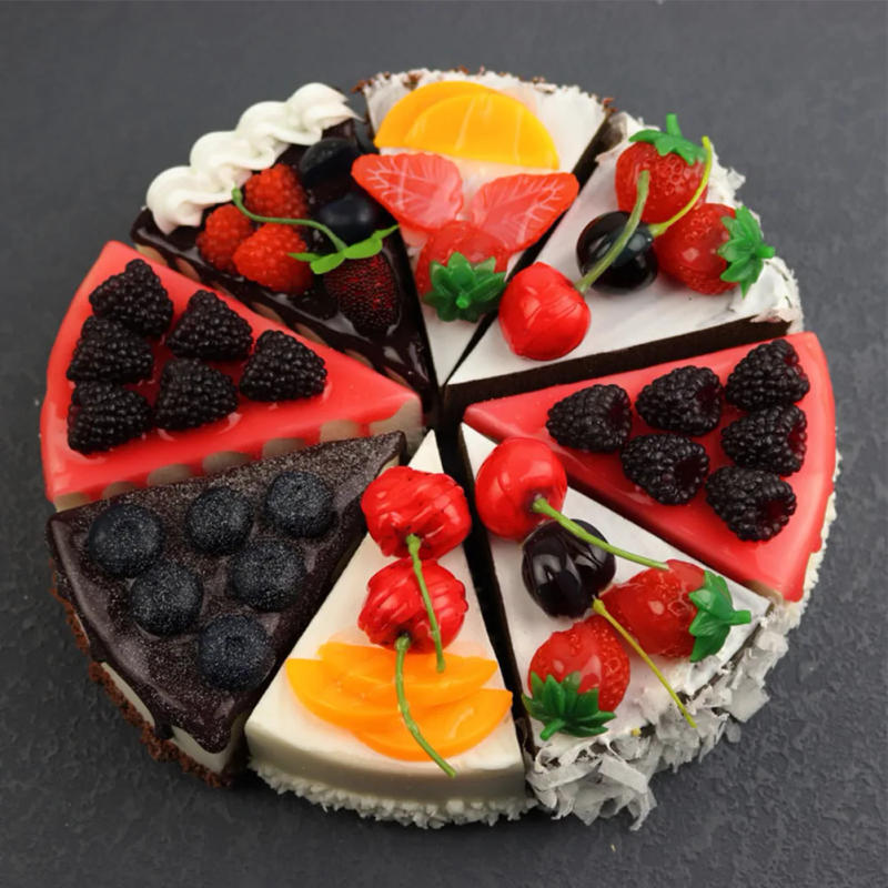 Description Picture 2 of itemArtificial Fruit Cakes Dessert Fake Food Bread Simulation Cake Model Decoration Photography Props Display Ornament Kids Toys