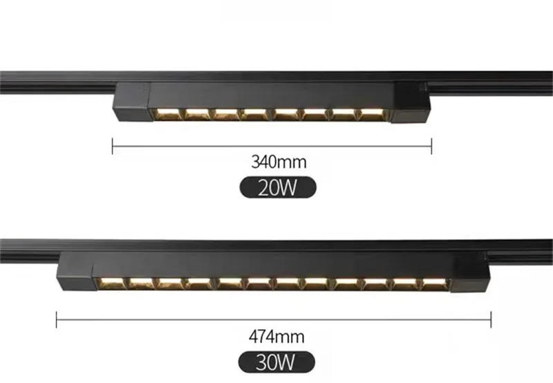 Description Picture 3 of itemLong Track Light LED Strip Ceiling Rail Light 20w 30w Floodlight Spotlight Business Linear Lamp LED Flood Grille Guide Lamp