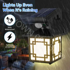 4PCS Motion Sensor Solar Street Light IP65 Waterproof Garden Security Wall Light Motion Intelligent Sensor Light for Patio Villa