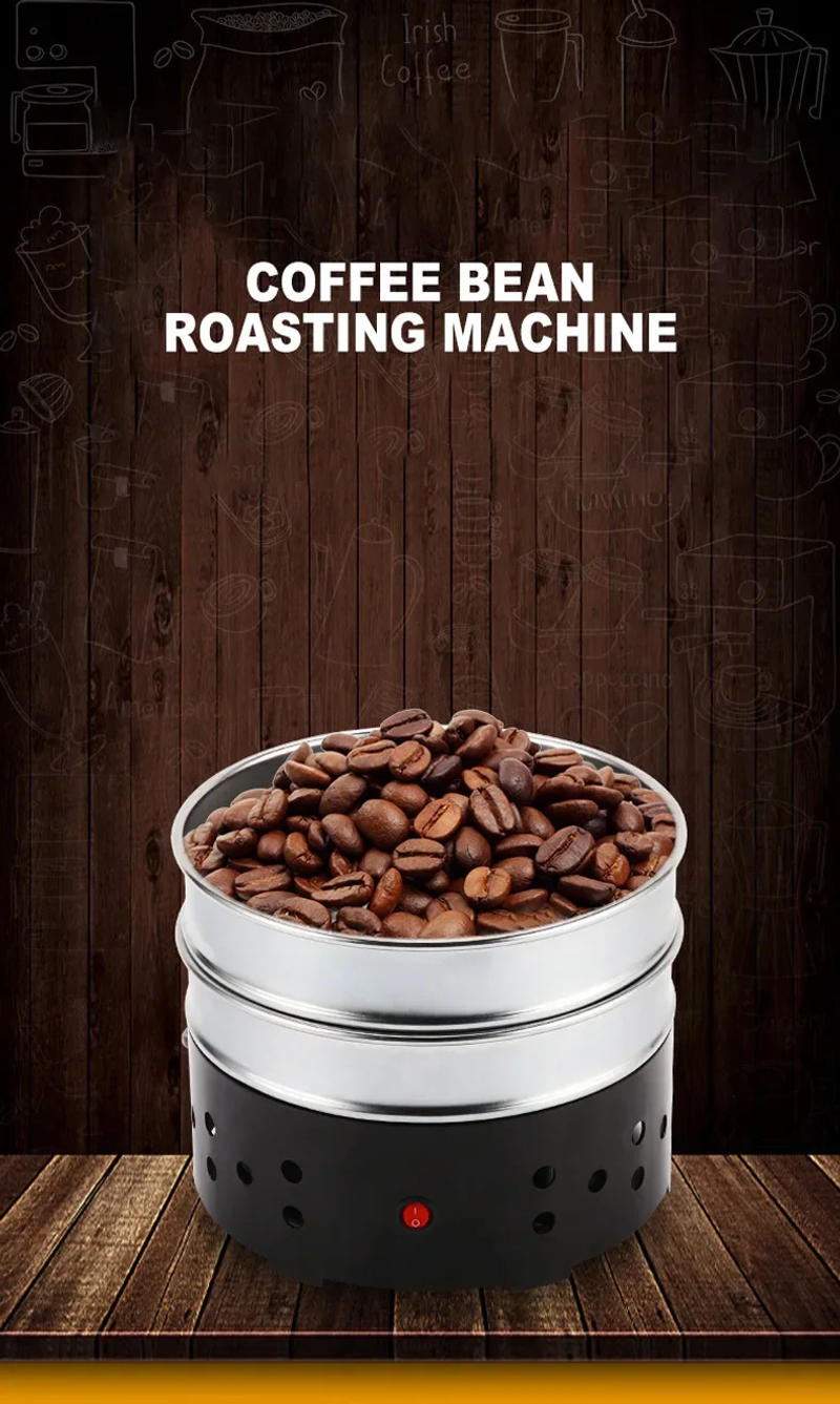 Description Picture 2 of item110V/220V Household Small Coffee Bean Roaster High Suction Stainless Steel Cooler Cooling Plate With Filter Radiator